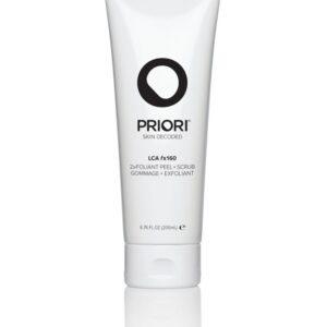 Priori exfoliant peel and scrub brow and skin studio